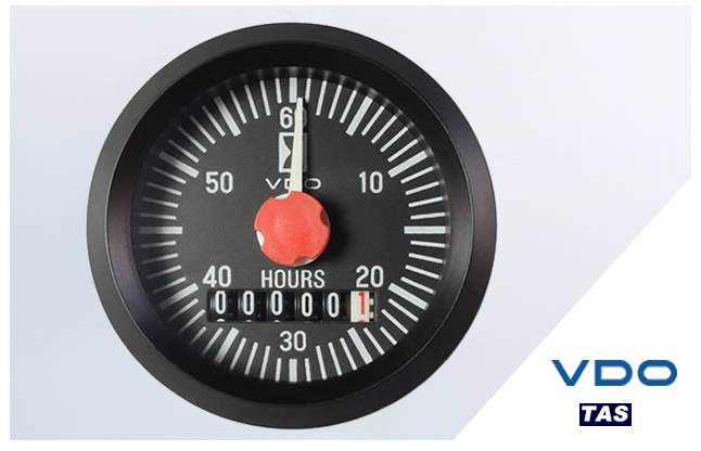 VDO Engine hours counter Gauge